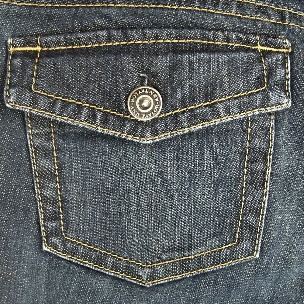 Ann Taylor Slim Fit Lower on the Waist Jeans - Picture 4 of 5